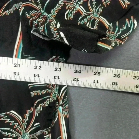 American Eagle Short sleeve Button up Palm Tree Shirt Mens XXL printed 1011 - Picture 4 of 7